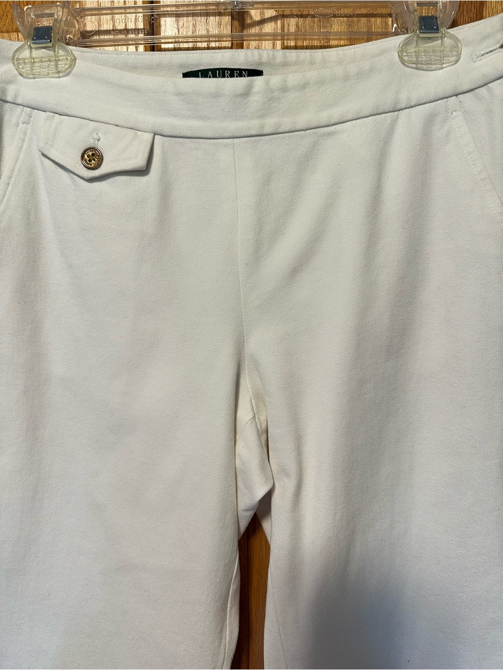 Lauren Ralph Lauren White Pants size 4 - Picture 6 of 8